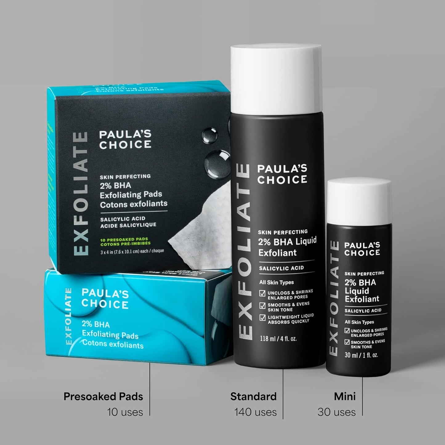 Paula’s Choice 2% BHA Liquid Exfoliant – Salicylic Acid Pore Minimizer for Blackheads & Fine Lines (118ml)
