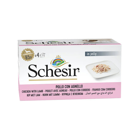 Schesir Premium Cat Food – Natural Tuna in Jelly (85g x4 Multipack)