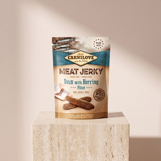 Carnilove Jerky Snack Duck and Herring Fillet for Dogs