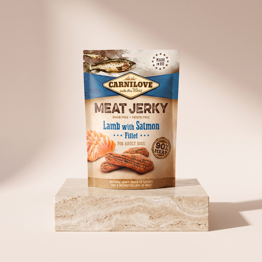 Carnilove Jerky Snack Lamb and Salmon Fillet for Dogs