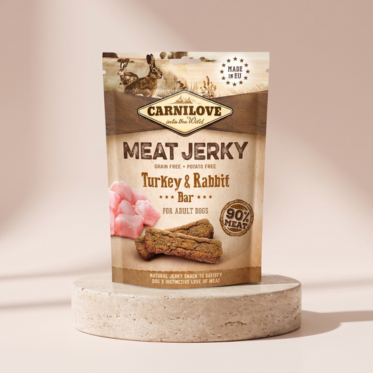 Carnilove Jerky Snack Turkey and Rabbit Bar for Dogs