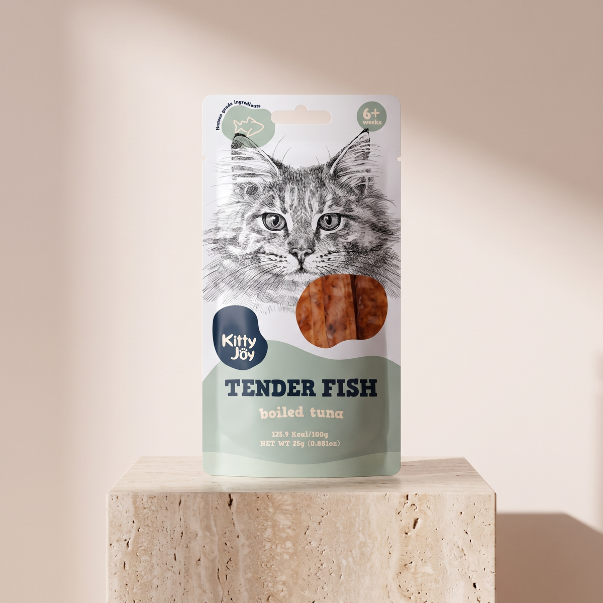 Kitty Joy Tender Fish Boiled Tuna Cat Treats 25g